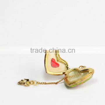 New Fashion Pewter Enamel Open Heart Pendant photo-6