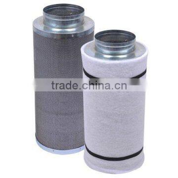 Hydroponics ventilation Cartridge 6 inch indoor green house odor control carbon air filter