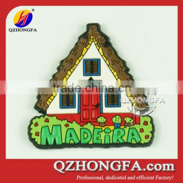 House Shape PVC Customized Fridge Magnet