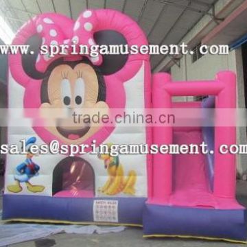 Hot sale Mickey mouse classical inflatable party jumper and slide combo castle SP-CM028