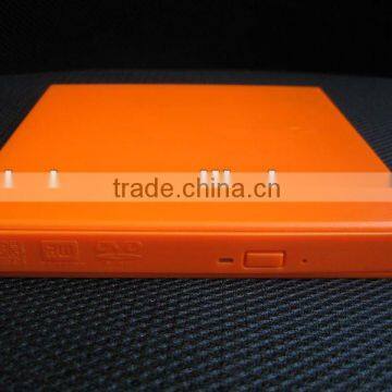 USB2.0 DVD RW DVD Rewriter Eight Colors Available Orange