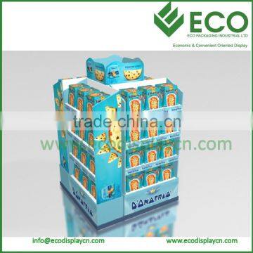 Four Side Pallet Display For Foods, Supermarket POS Pallet Display For Retail