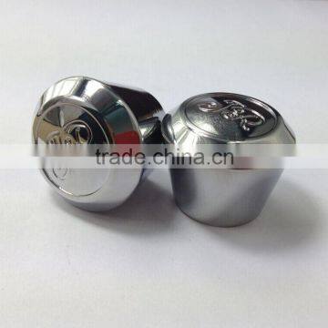 2015 silver plate metal bottle caps for perfume