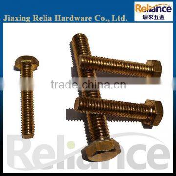 hex bolts, brass bolt, DIN933, DIN931
