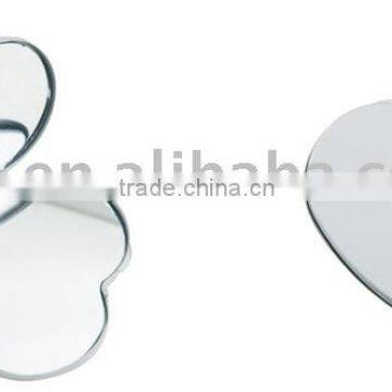 heart shape metal two side pocket Mirrors