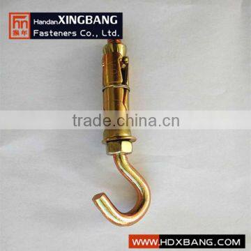 3 shield anchor fixing hook bolt supplier in china Handan