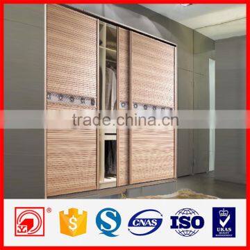 cheap 3 door aluminium wardrobe door frame wood wardrobe