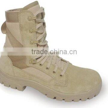 Classic 9" Security combat Boots Brown Color Anti-Slip Outsole