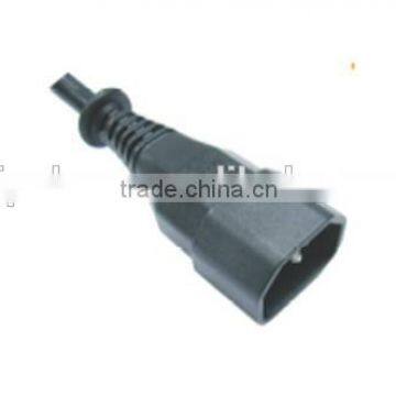 US Standard 10A 125V C14 Male Connector photo-1