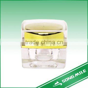 Luxury clear OEM&ODM factory cosmetic glass jar