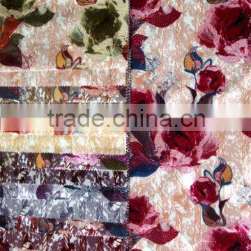 2014 Velvet Fabric With Printing