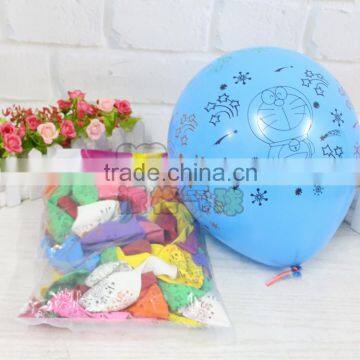 12'' 2.8g doraemon cat Latex Balloons, cartoon cat latex balloon