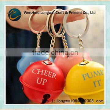 small bell shaped cheap key chain/metal key chain/key chain usb