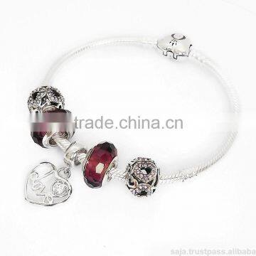 Wholesale 925 Silver charms Bracelet SSCP047