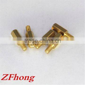 Factory M2 M2.5 M3 M4 Brass Male Female Threaded Hex Standoff Pcb Brass Standoff Spacer photo-3