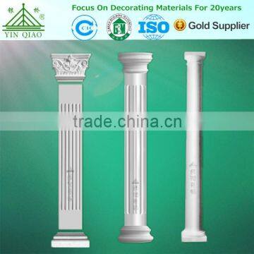 Outside Decorative Water Proof GRC Cement Roman Pillar Column Moulds