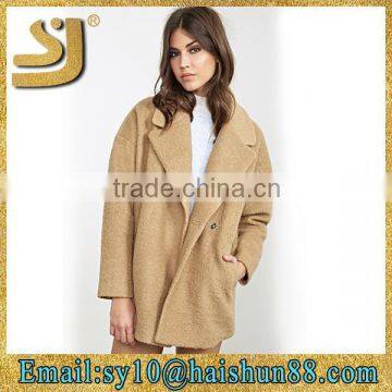 Hot sell lady outdoor wear down jacket one button blazer