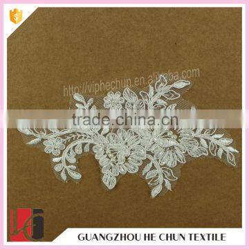 HC-2715-1 Hechun Hot Summer Sell 2016 Crochet Flower Bridal Appliques photo-2