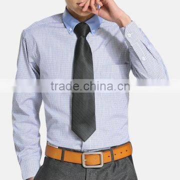 100% cotton men business slim formal shirt