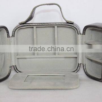 Faux Leather Foldable Jewelry Box Trendy Design Factory Price photo-2