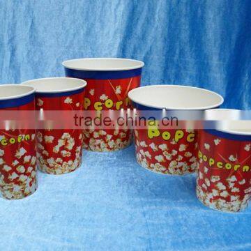 24/32/46/64/85/120/130/150/170oz disposable paper popcorn bowl