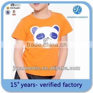 Garment Factory Children's cotton silk printing Round neck short sleeve t shirt Clothing Bulk Wholesale / China supplier