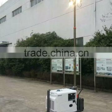 Diesel generator mobile light tower