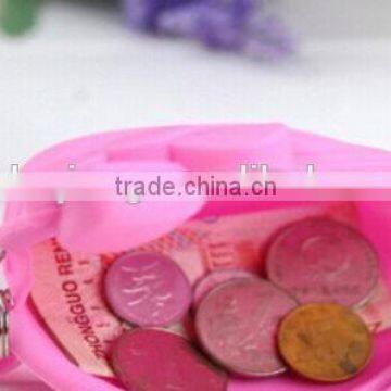 Portable Cartoon Silicone Coin Bag With Zipper photo-3