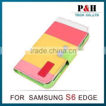 Ultra Slim View Leather Case For Samsung Galaxy S6 Edge photo-6