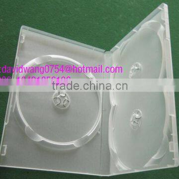 14mm Clear 3discs Dvd Case With Smooth Film