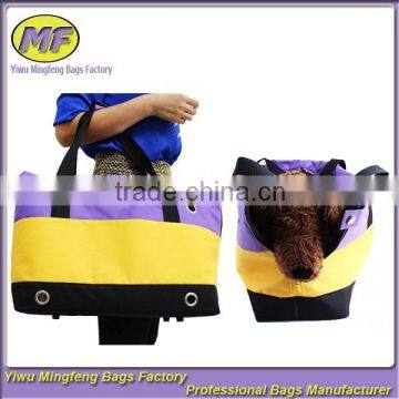 2015 New Fashion soft convenient Handle Dog pet Carrier Bag CWB002