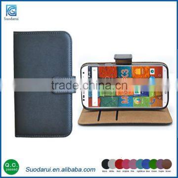 Cuotomized cell phone case For Motorola X3 Book stand wallet leather Cover