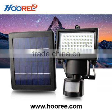 2016 Hot sell solar led motion sensor flood light with CE ,ROHS for outdoor use