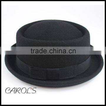 wool felt Fashion Pork Pie Hat/Caps Mens's/Boys' Hats Caps