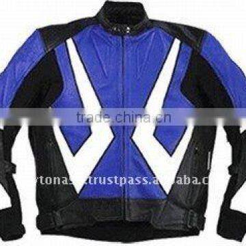 DL-1212 Stylish Wears , Leather Motorbike Racing Jacket