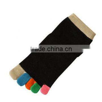 OEM Design Bright Colored High Quality Winter Christmas Womens Thick Cotton Custom Injiinji Toe Socks photo-5