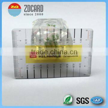 transparant card clear plastic card thin PE card