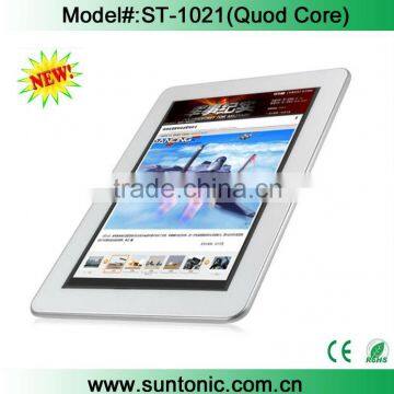 2013 new luanch 10.1 inch quad core tablet pc with IPS and 10 point touched screen