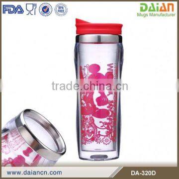 Personalized Plastic Double Wall Mugs Paper Insert photo-3