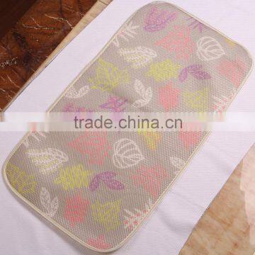 2016 new pattern wholesale orange printed coffee table placemats from china