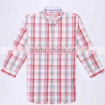 2013 New Arrival 100% Cotton Plaid Shirt For Women