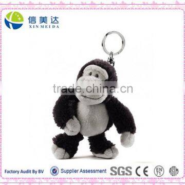 Funny monkey keychain plush toy yangzhou