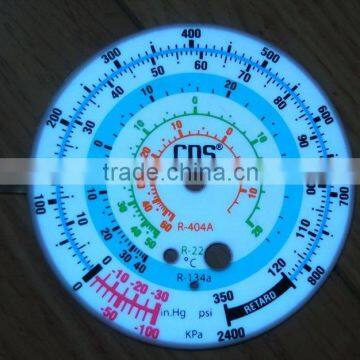 High Quality&High Brightness EL sheet gauge / EL sheet meter / EL sheet dashboard