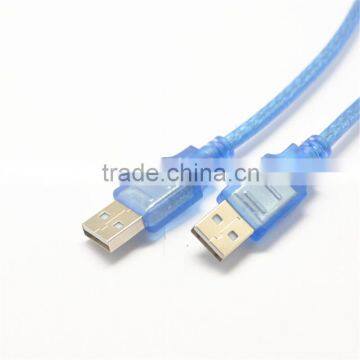 Blue USB cable male-male usb 2.0v 10m usb cable