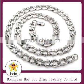 Very Popular In USA Fashion 316L Stainless Steel Silver Wide Heavy Anchor Marine Link Chain Necklace For Mens With Best Quality