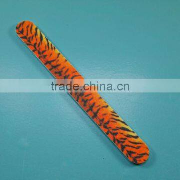 ZJC-093 Tiger pattern double side salon nail files