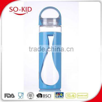 OEM/ODM Creative water bottle glass silicon