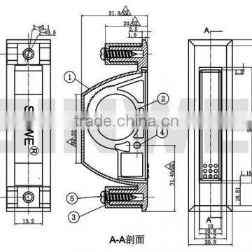 Twist Lock for Case and Cabinet photo-6