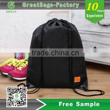 Practical cinch bag drawstring duffle bag