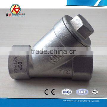 y Type Ball Valve Stainless Steel Strainer Valve